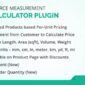 Calculadora de preço de medição - Themeplugin