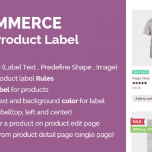Etiquetas de produtos avançados WooCommerce
