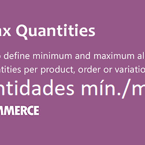 quantidades mínima e máxima