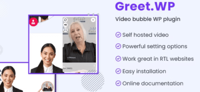 Greet.wp - Video bubble WordPress plugin