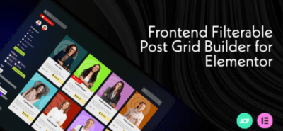GridBuilder X - Elementor filtrável de frontend Post Grid Builder